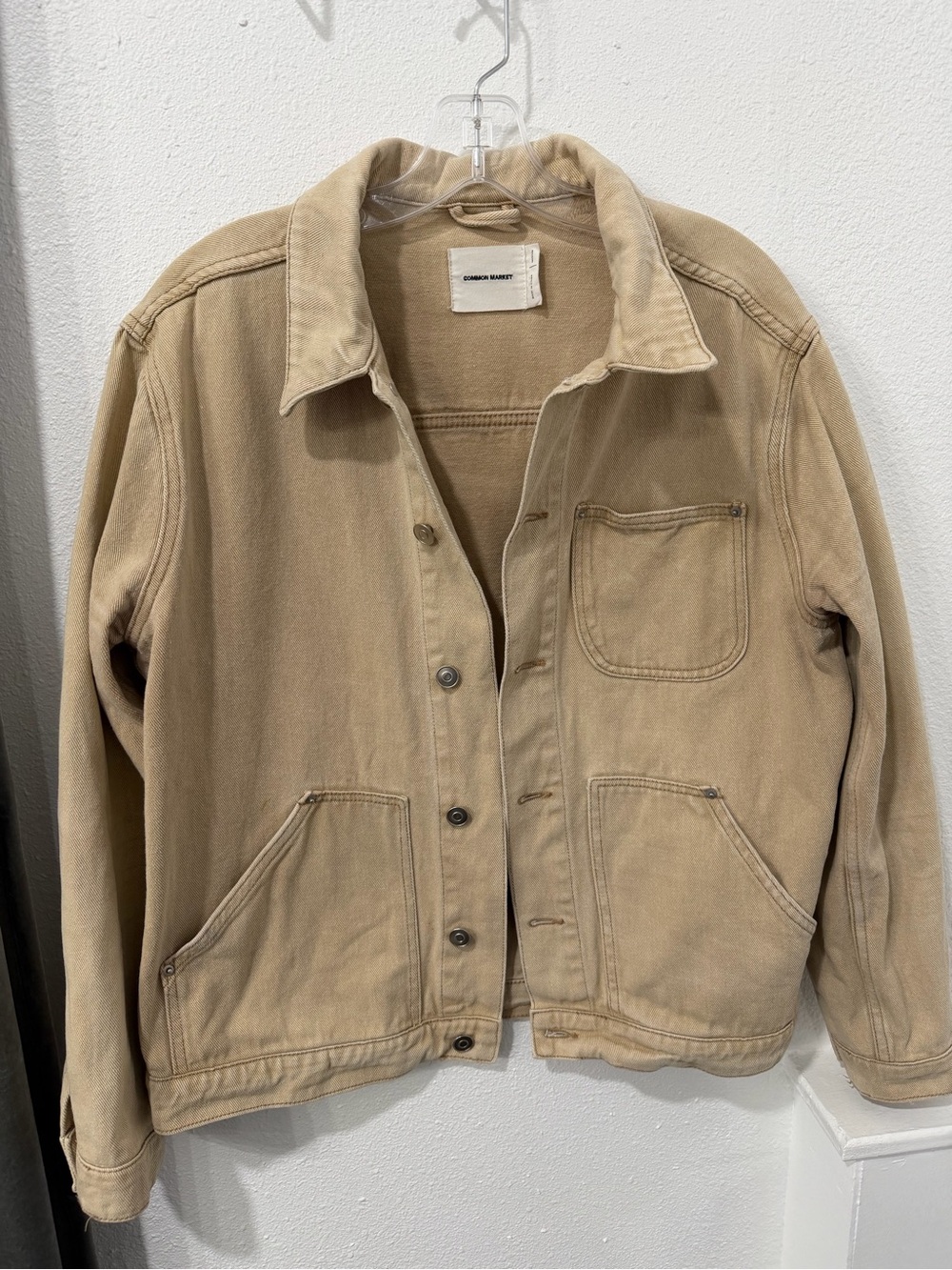 Tan Canvas Workwear Jacket